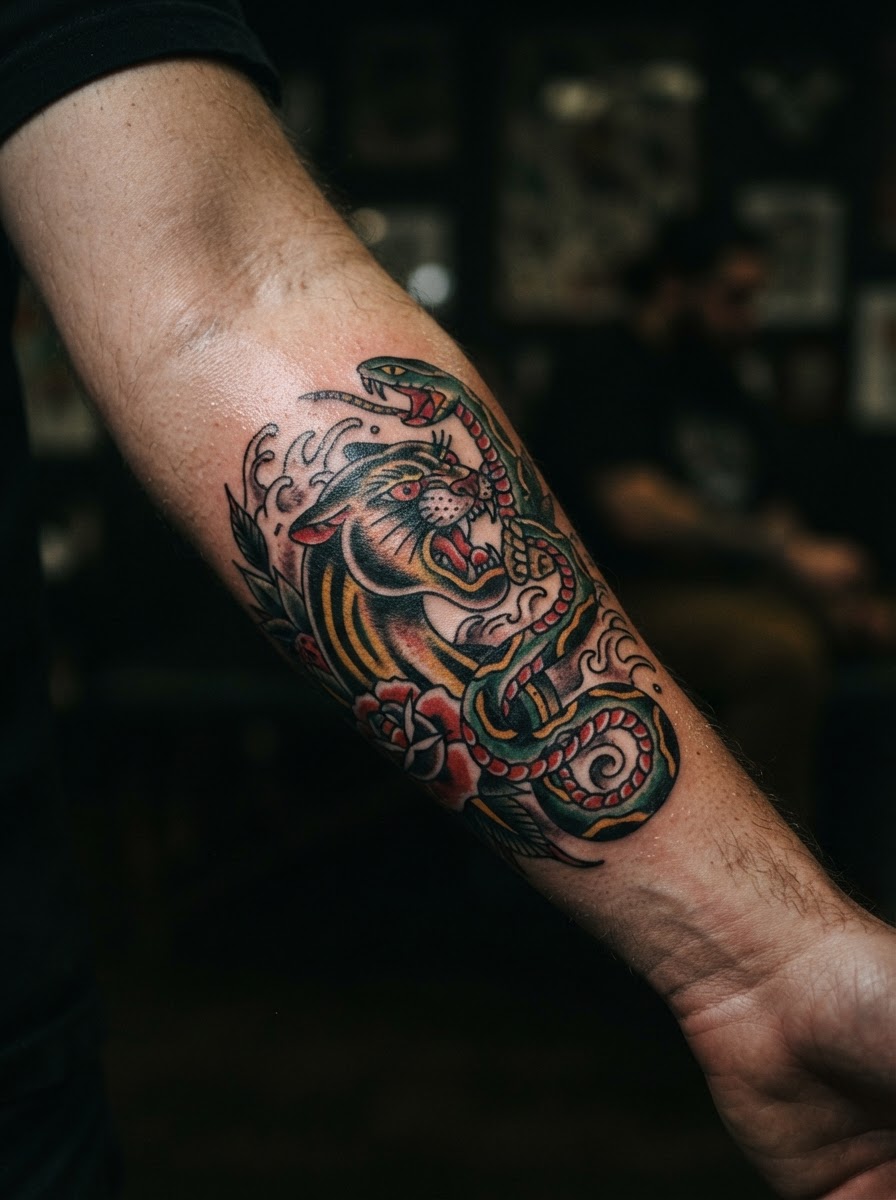 Traditional tattoo example