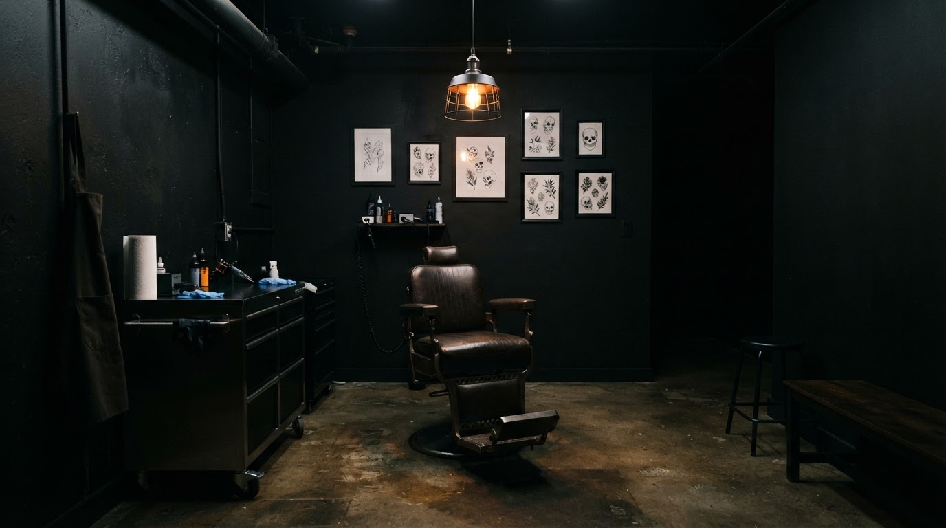The TENTATTOO studio in Tirana