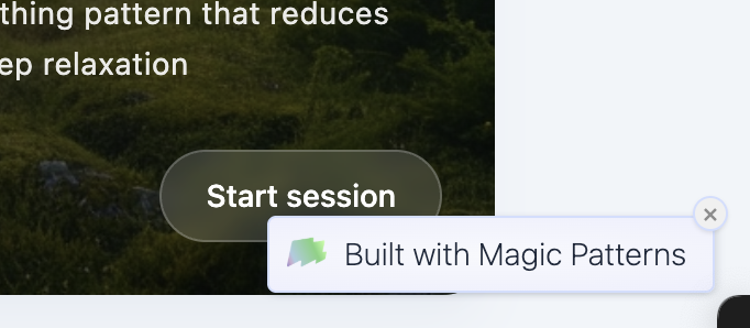 Built with Magic Patterns badge