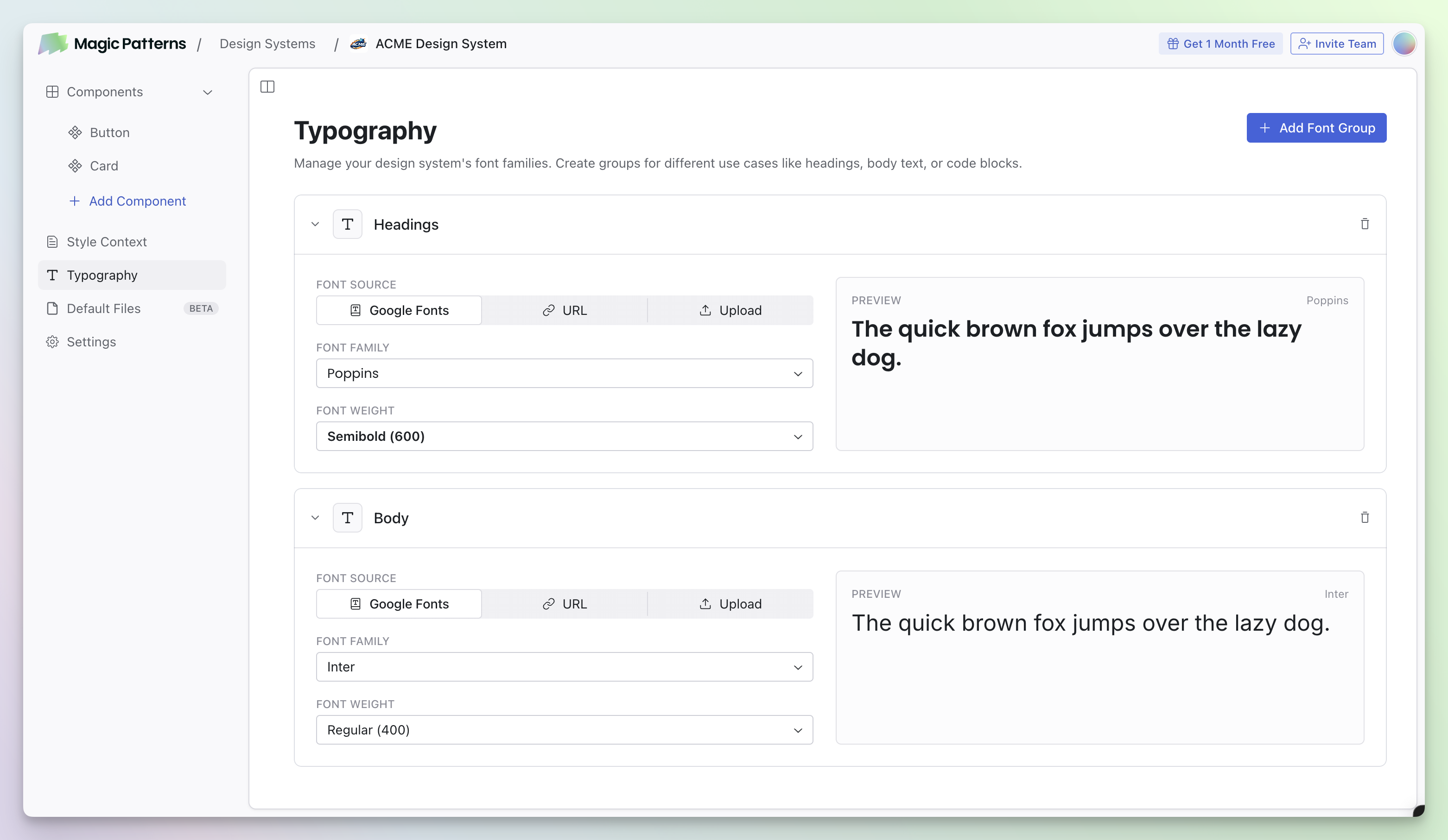 Typography in Design Systems
