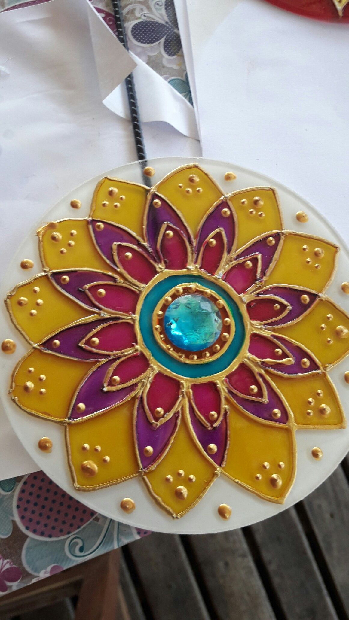 Mandalas efecto vitral