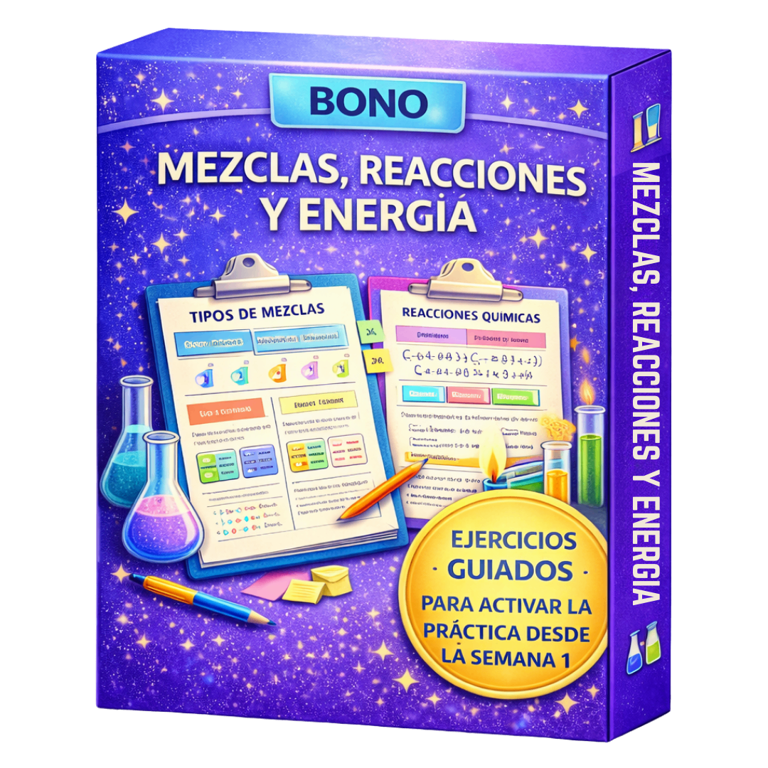 Bono 1: Mezclas, reacciones y energía