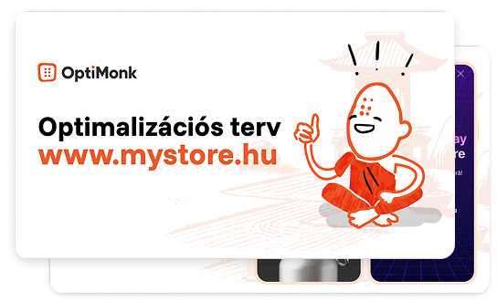 OptiMonk optimalizálási terv