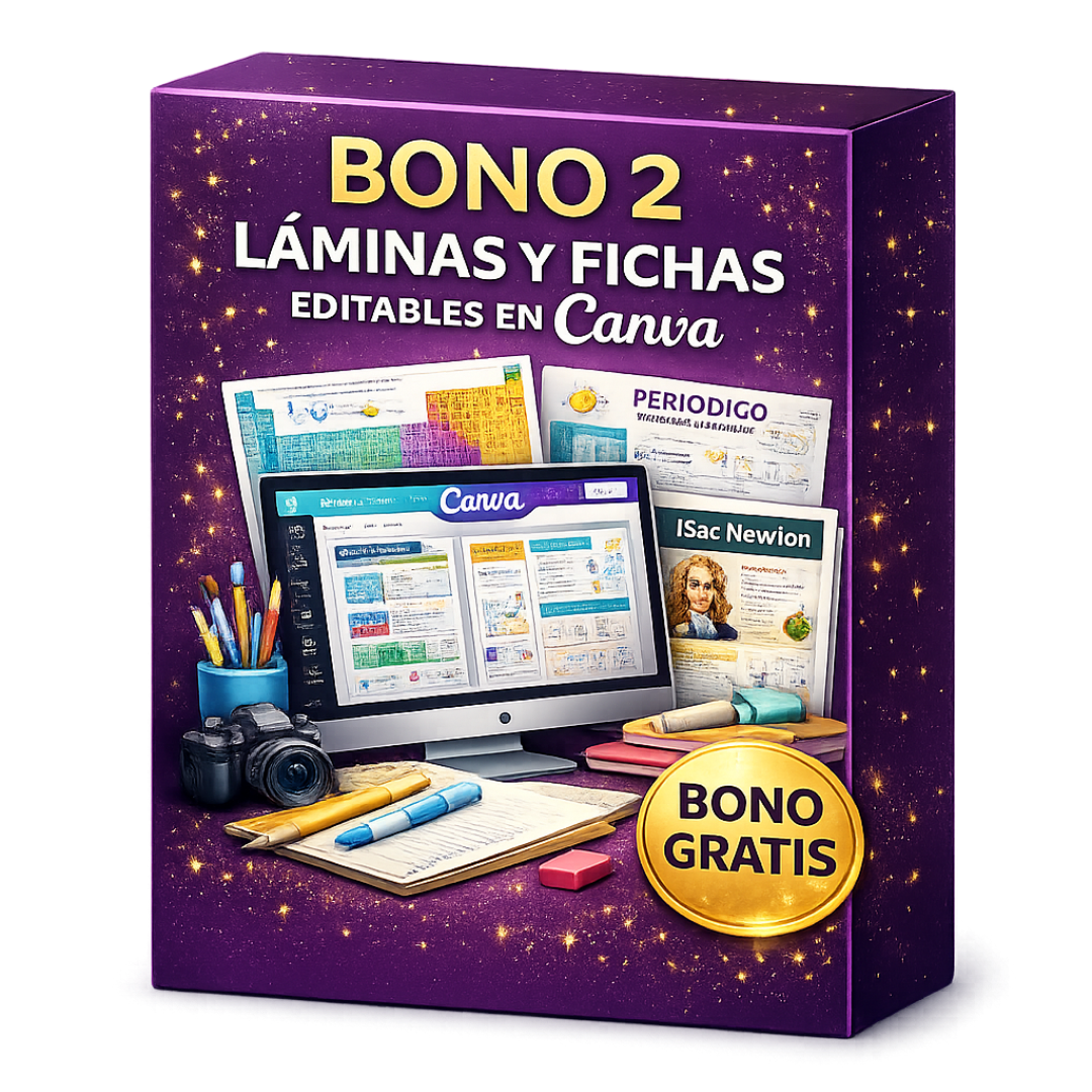 BONO 2 – Láminas y Fichas Editables