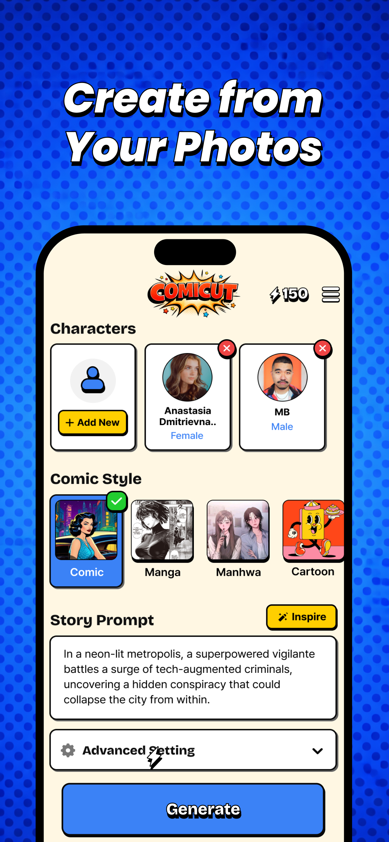 Comicut App Store Link