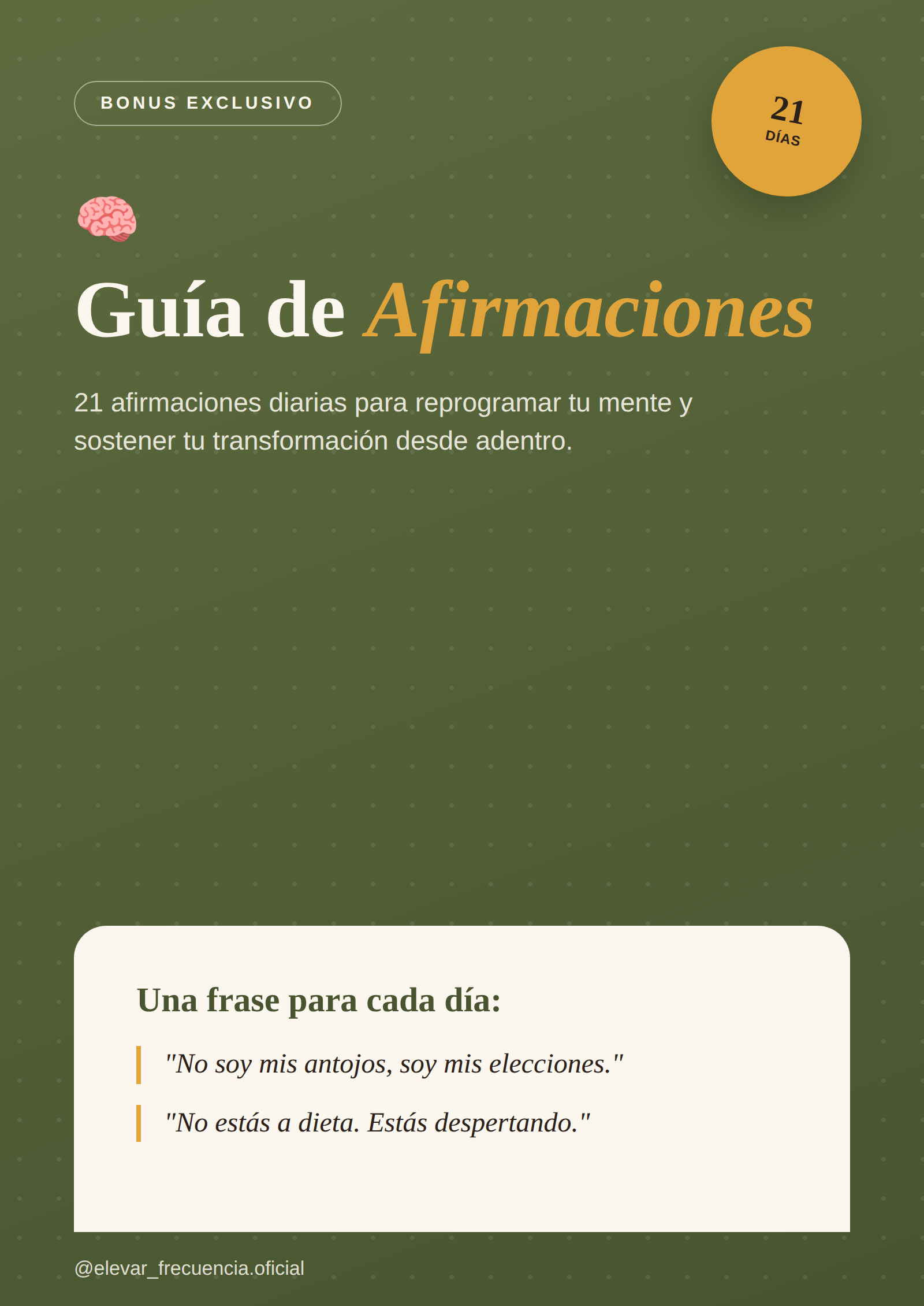 Guía de Afirmaciones