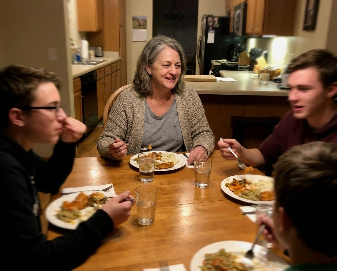 Family dinner together