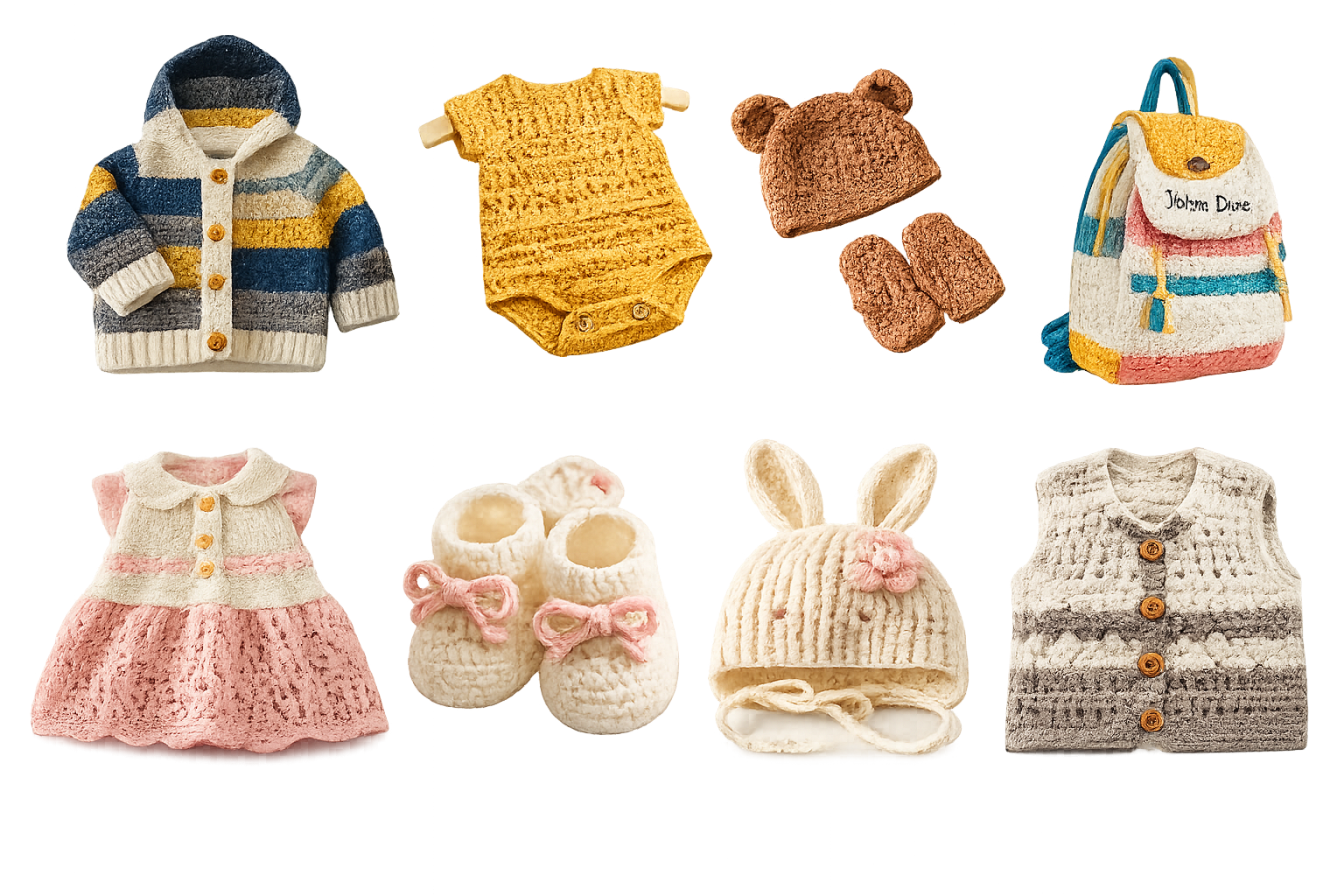 Bebés y niños crochet