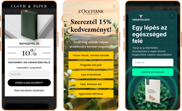 Építsd hatékonyan az email listád