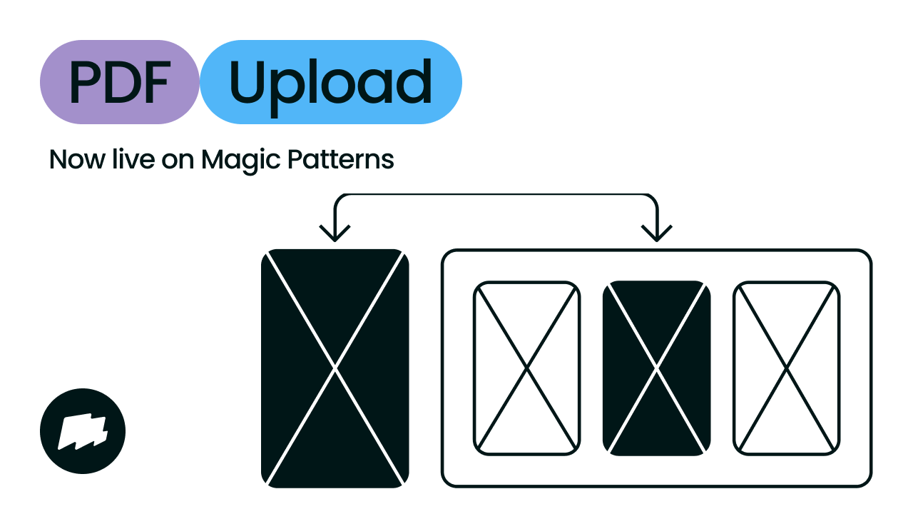 PDF Upload now live on Magic Patterns