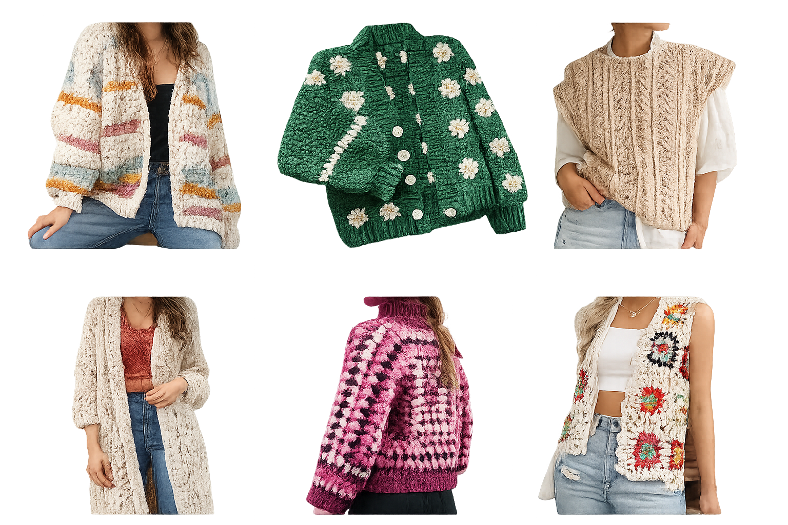 Sweaters y cardigans crochet