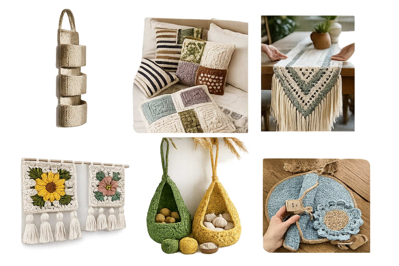 Deco hogar crochet