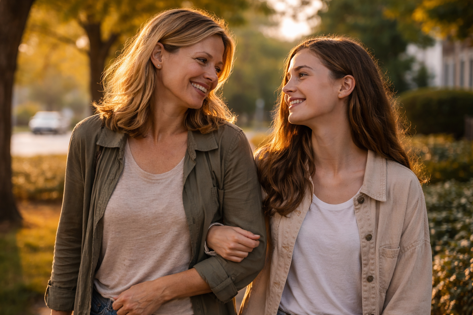 Zwei Frauen im Gespräch