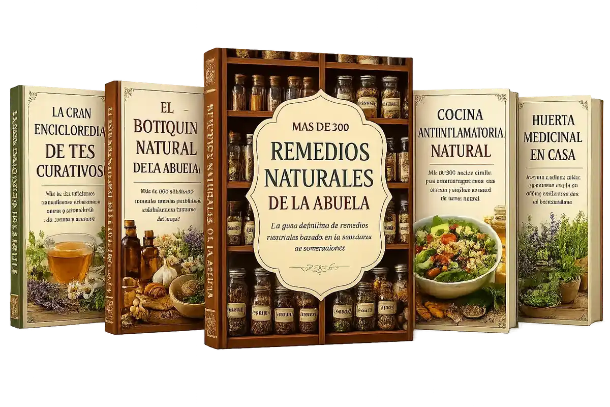 Biblioteca completa de bienestar natural — 5 ebooks premium