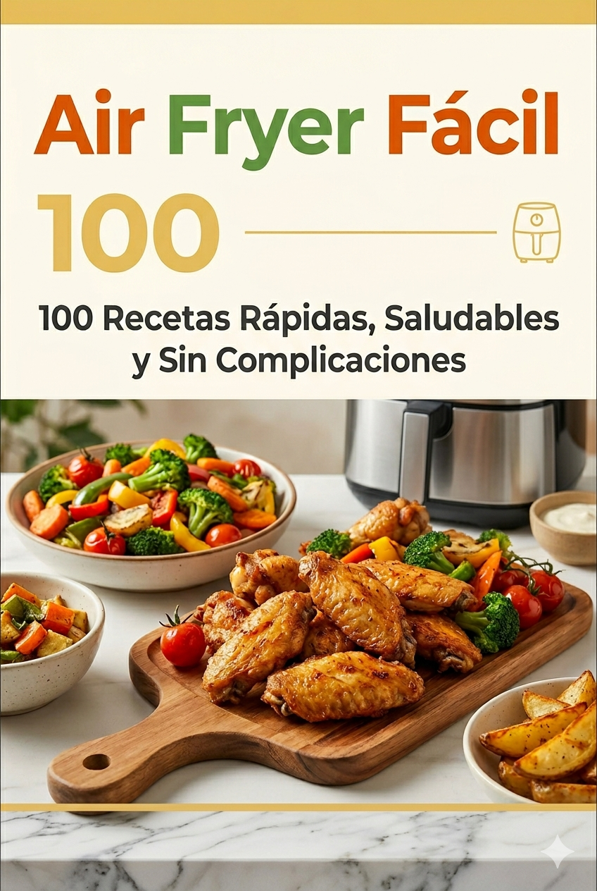 Portada del ebook Air Fryer Fácil