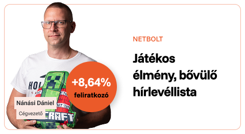 Netbolt — Nánási Dániel, +8,64% feliratkozó, hírlevél lista bővítése