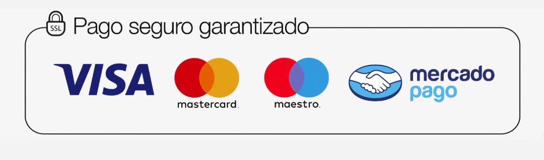 Visa, Mastercard, Mercado Pago