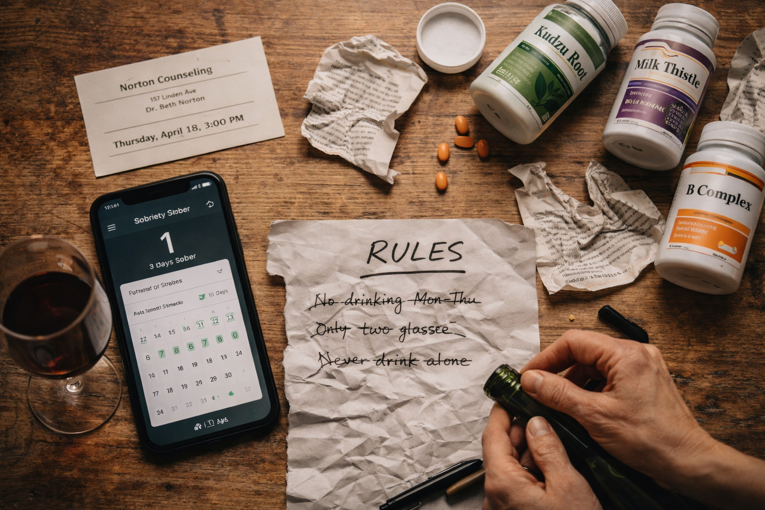 Gescheiterte Versuche aufzuhören