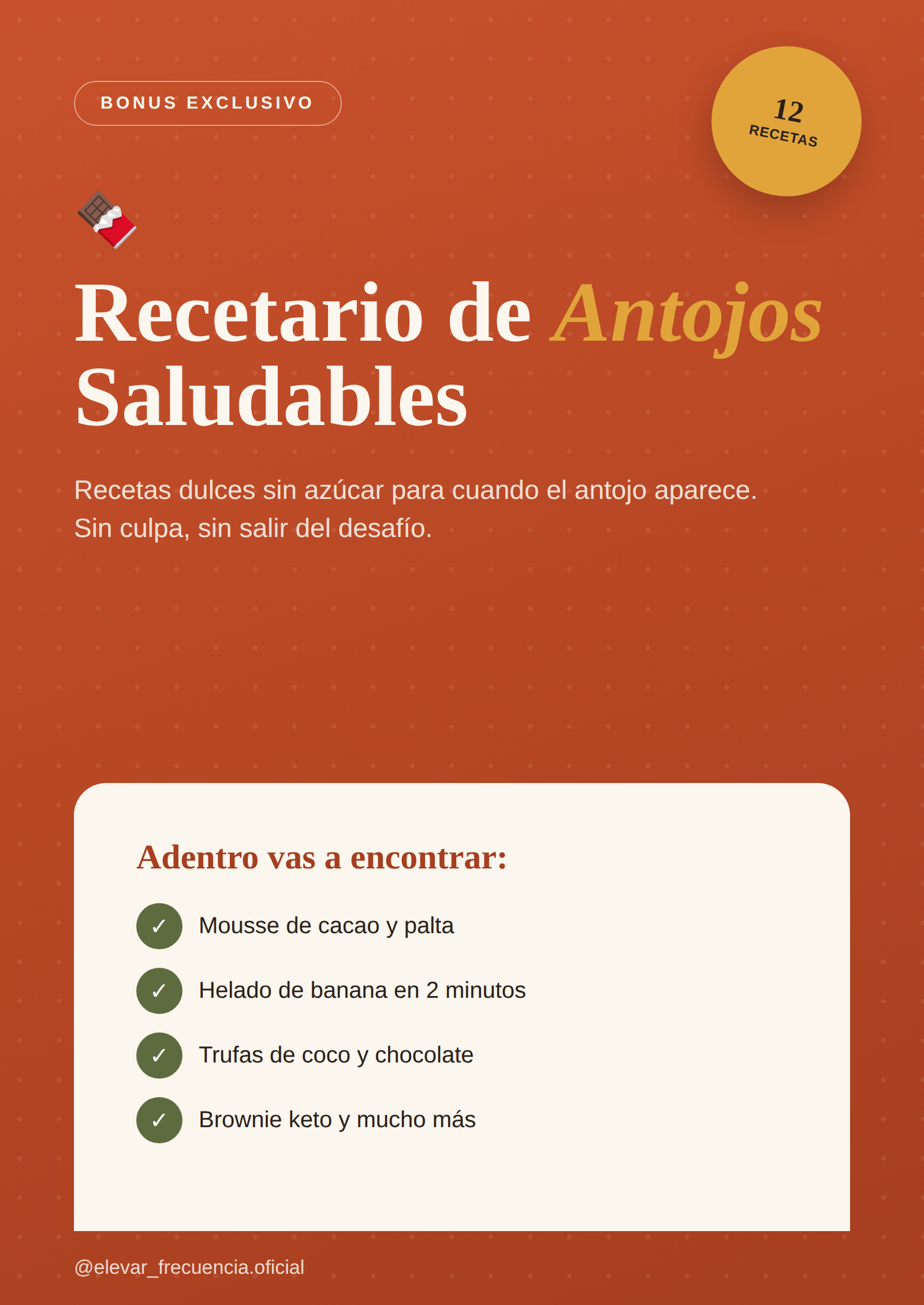Recetario de Antojos Saludables