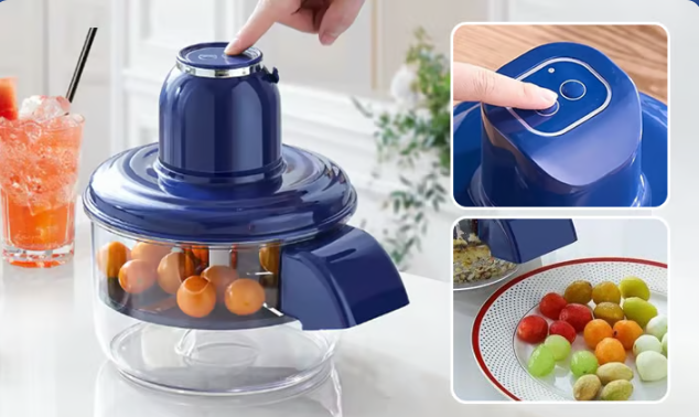 Automatic peeling machine with product images