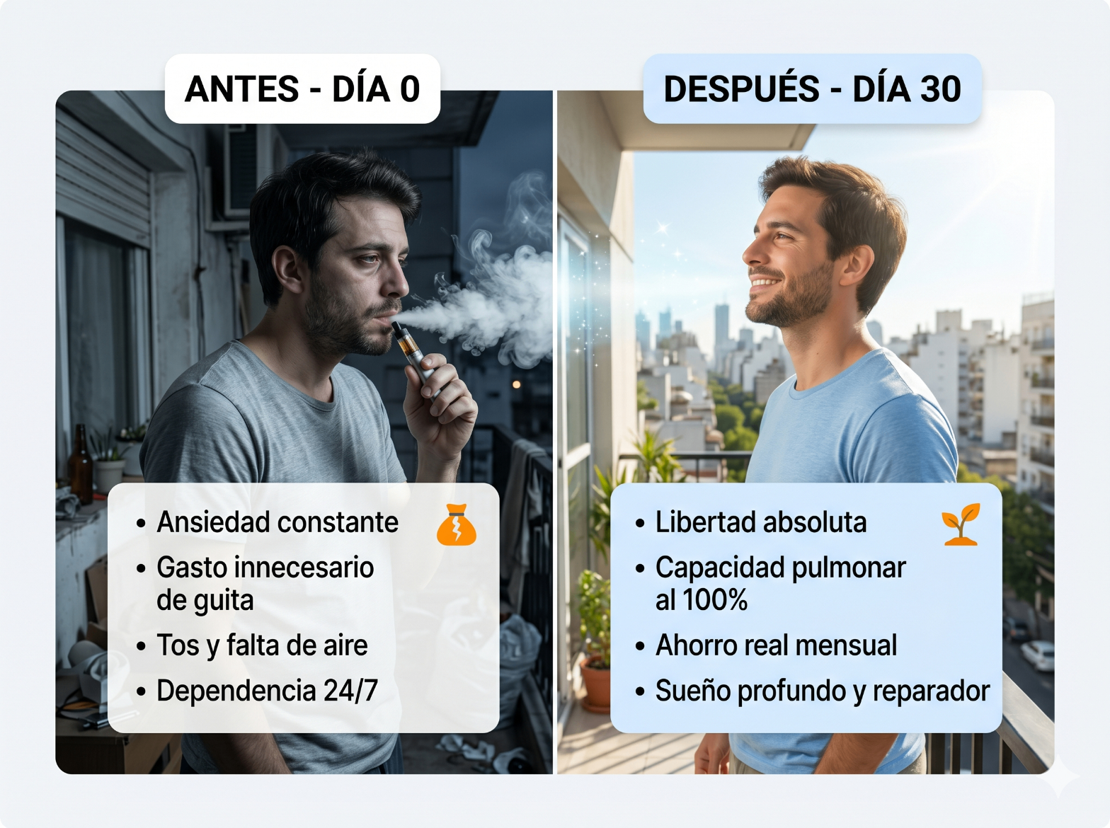 CHAU VAPE - Antes y Después en 30 días