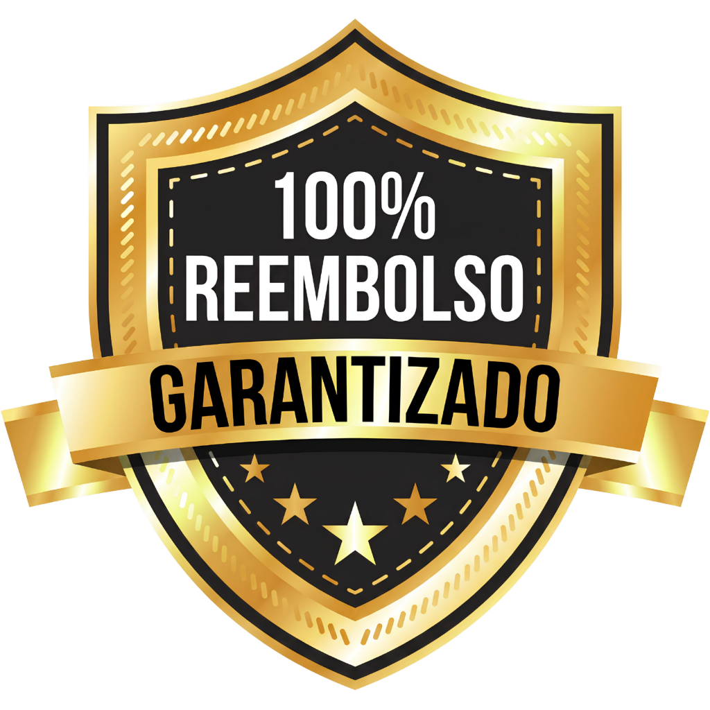Garantía de devolución 100% — Reembolso garantizado