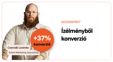 Goodspirit — Csernák Levente, +37% konverzió